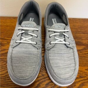 Skechers On the Go Gray Slip Ons
